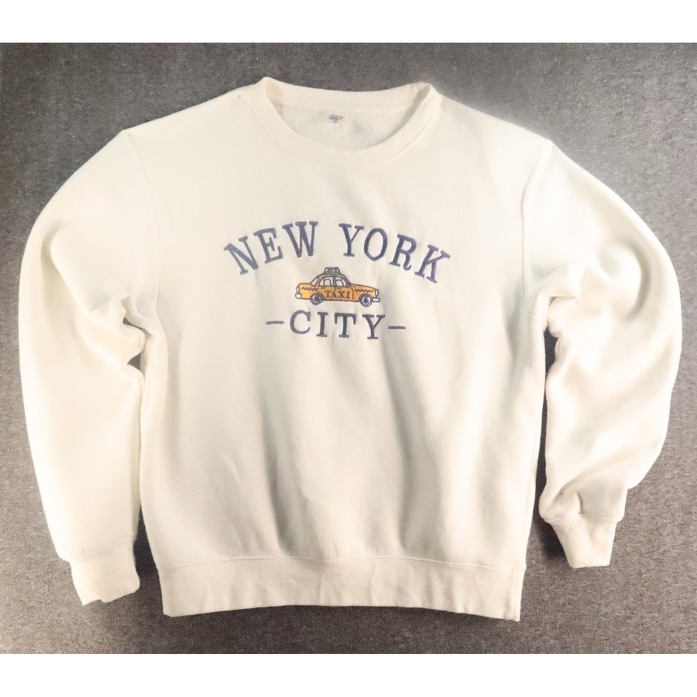 Torkia Gifts NYC Taxi Crewneck Sweatshirt Size Medium (12-14)